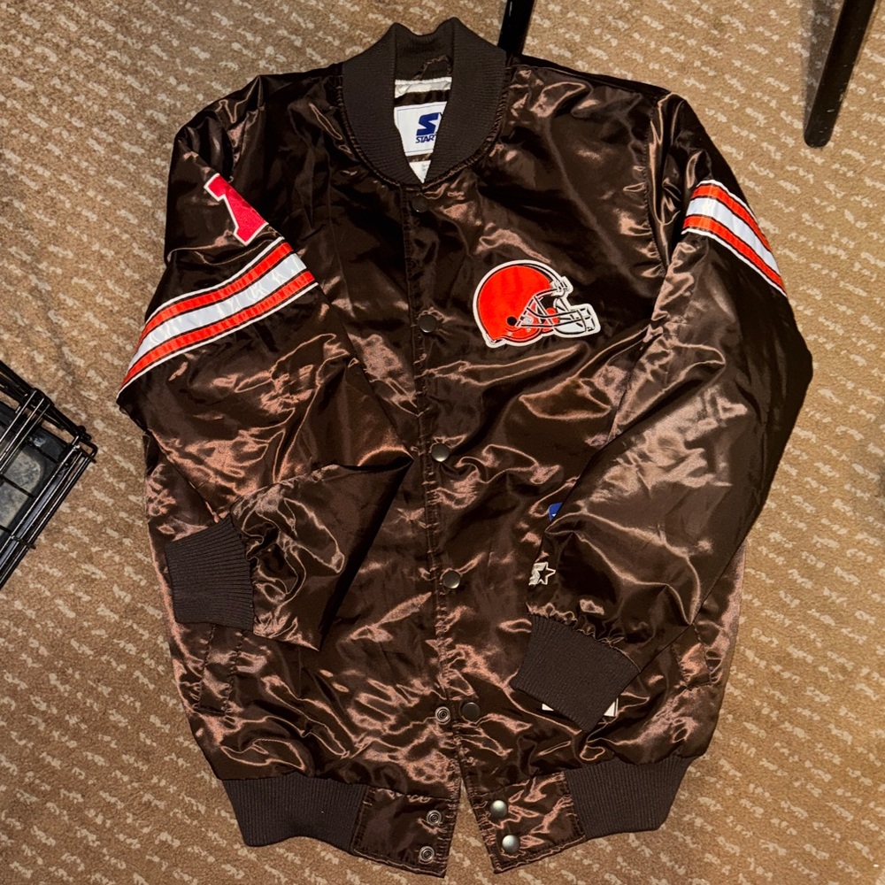 STARTER Cleveland Browns Puffer Jacket - Picture 2 of 4